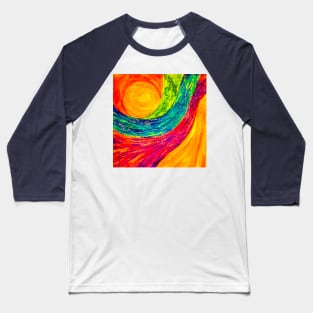 Sunset Rush Baseball T-Shirt